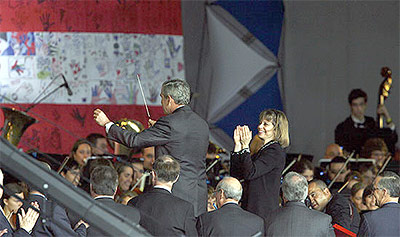 President Bush Conducting